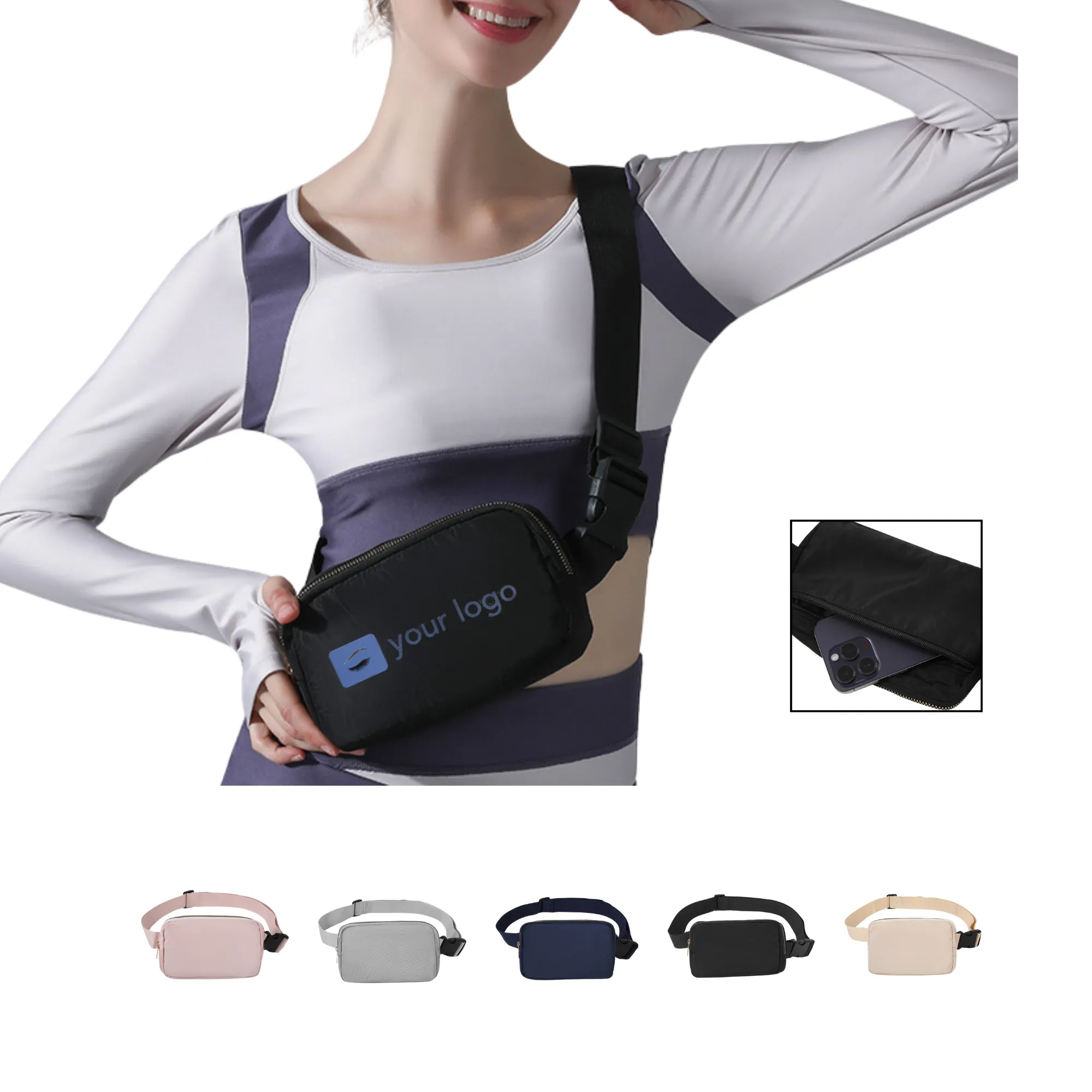 Casual Outdoor Running Waist Bag 2