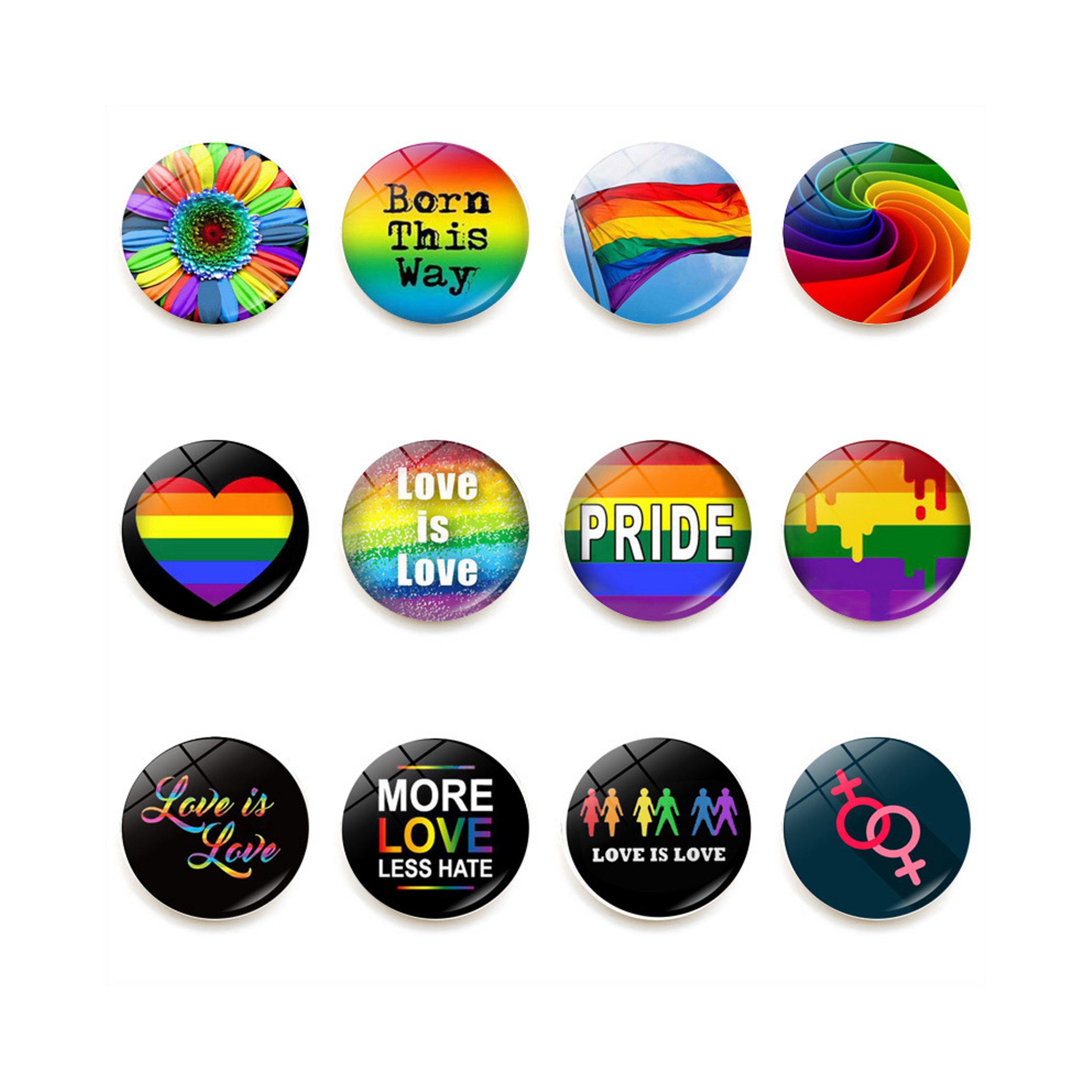 Rainbow Fridge Magnet (direct import) 2