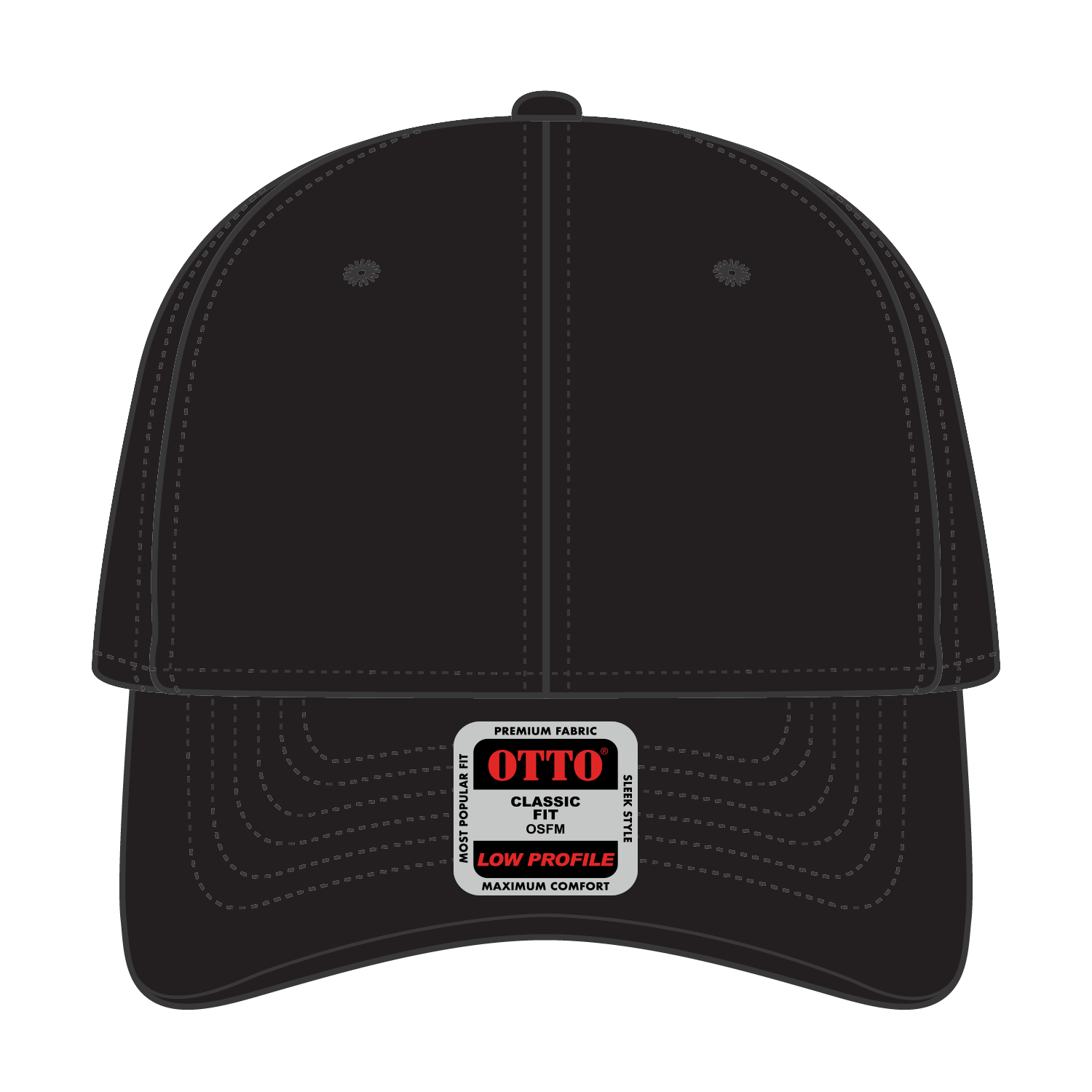 OTTO CAP® 6 Panel Low Profile Baseball Cap 15