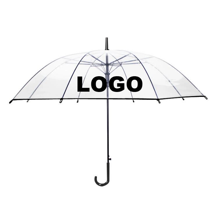 Custom Windproof Clear Umbrella 6