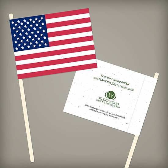 American Seed Paper Promotional Flags 2