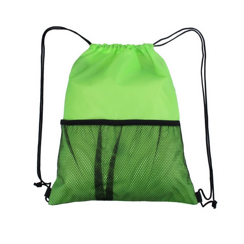 Drawstring Backpack with Mesh Pocket 6