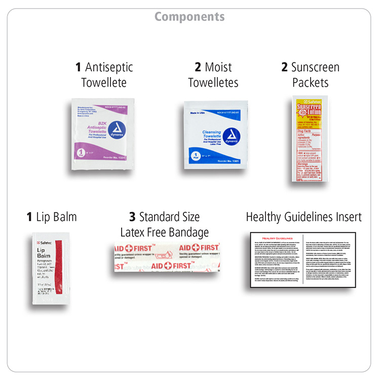 "PARIS 10" 10 Piece First Aid Kit 7