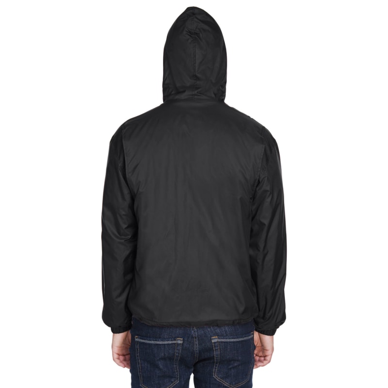 UltraClub Adult Fleece-Lined Hooded Jacket 10