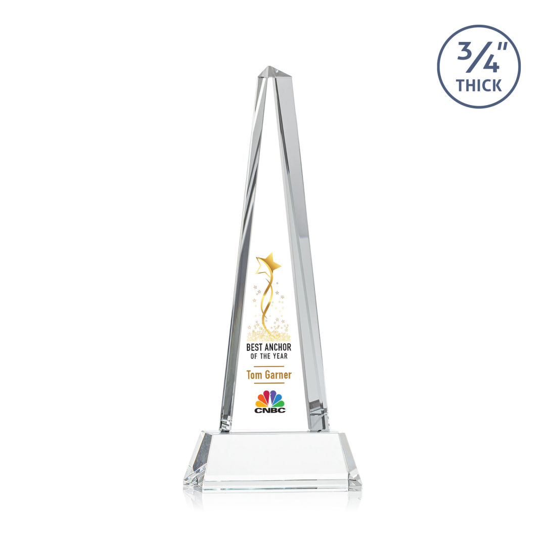 Majestic Tower VividPrint™ Award on Newhaven Base - Clear 6