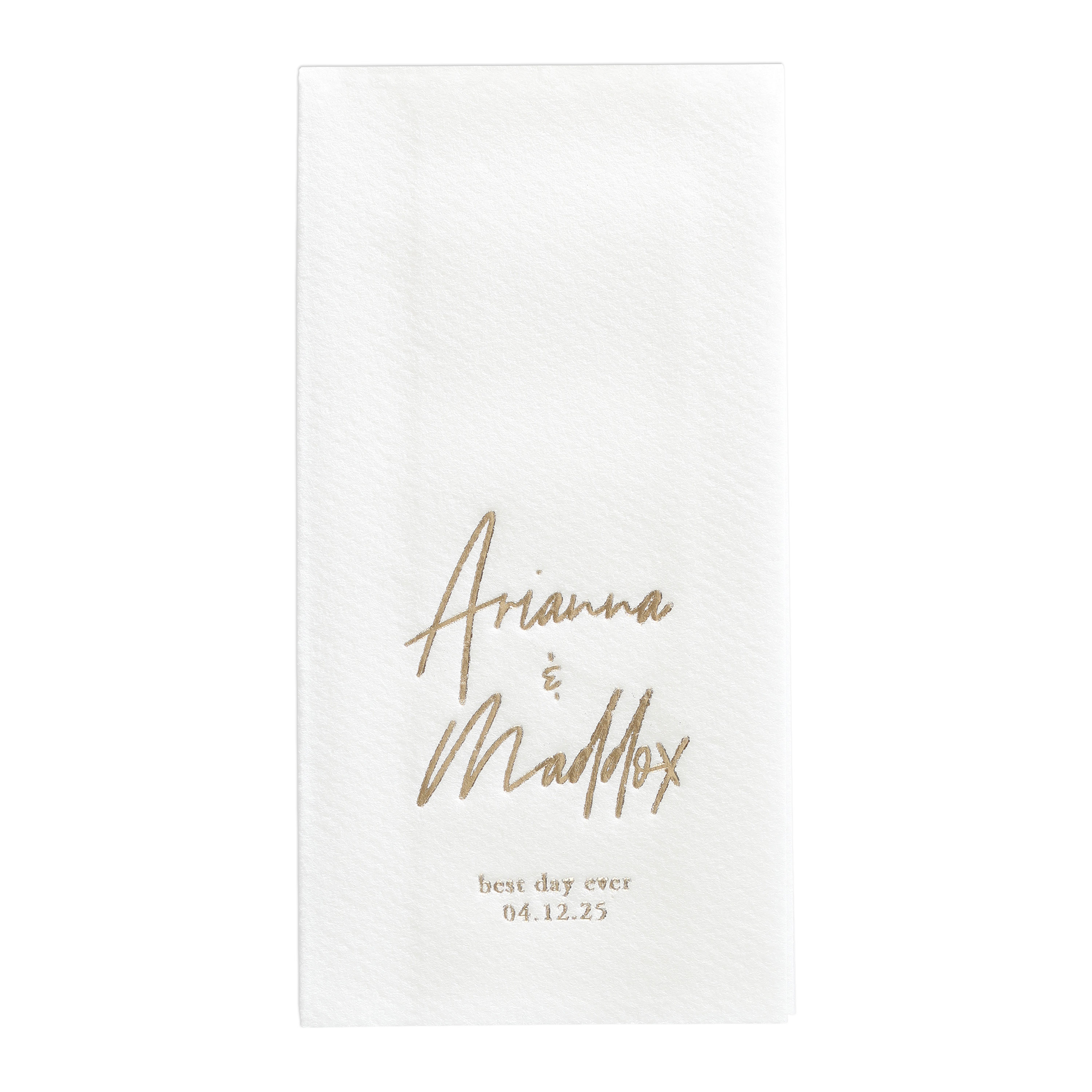Uniquely Yours Premium Guest Towel w/uncoined Edge (White) 3