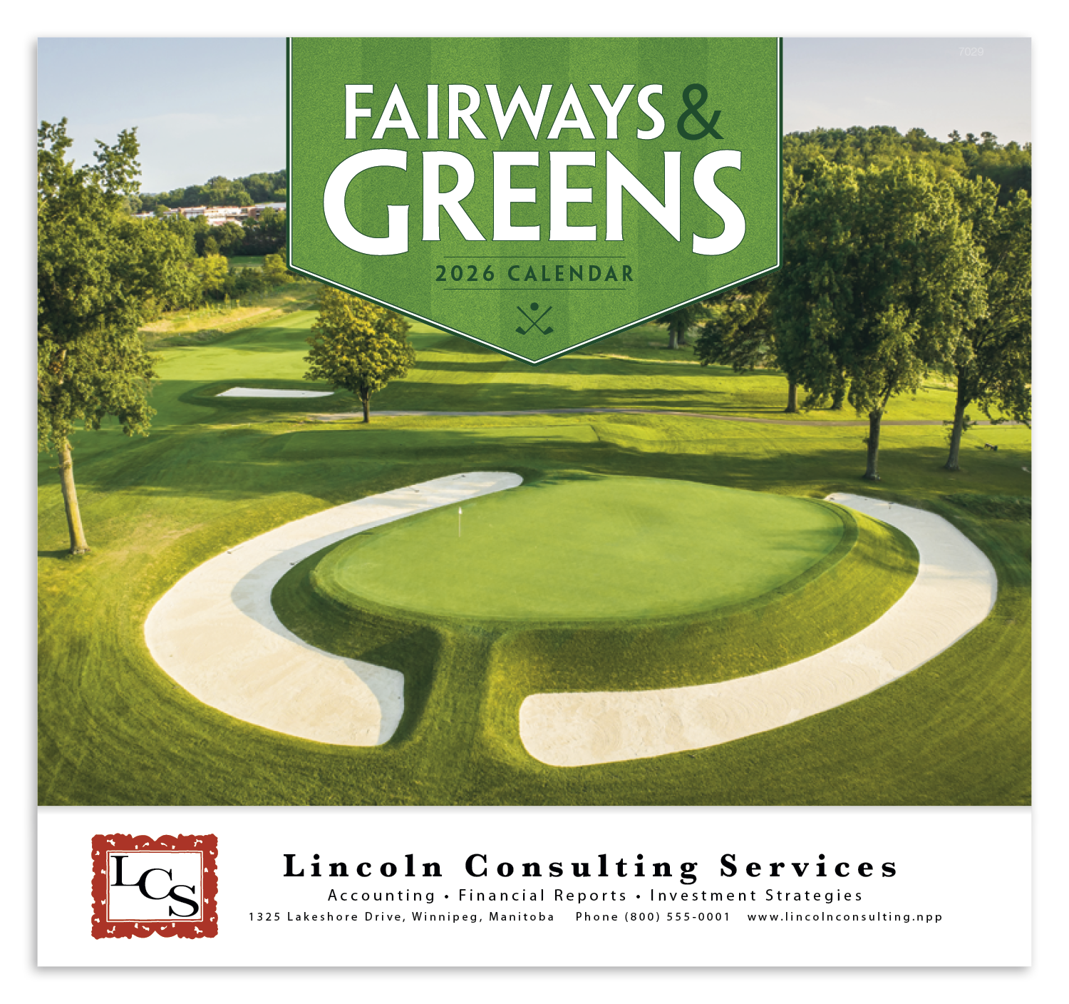 Good Value™ Fairways & Greens - Stapled Calendar 4
