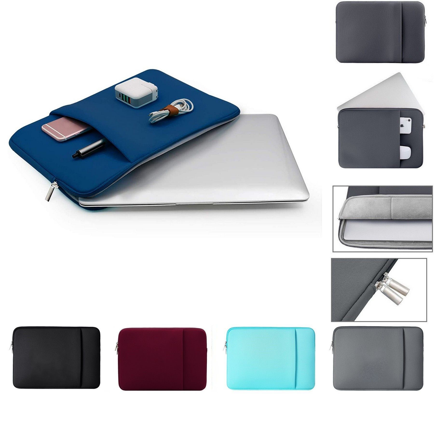 11 Inch Fluffy Lining Water Resistant Neoprene Laptop Sleeve 12