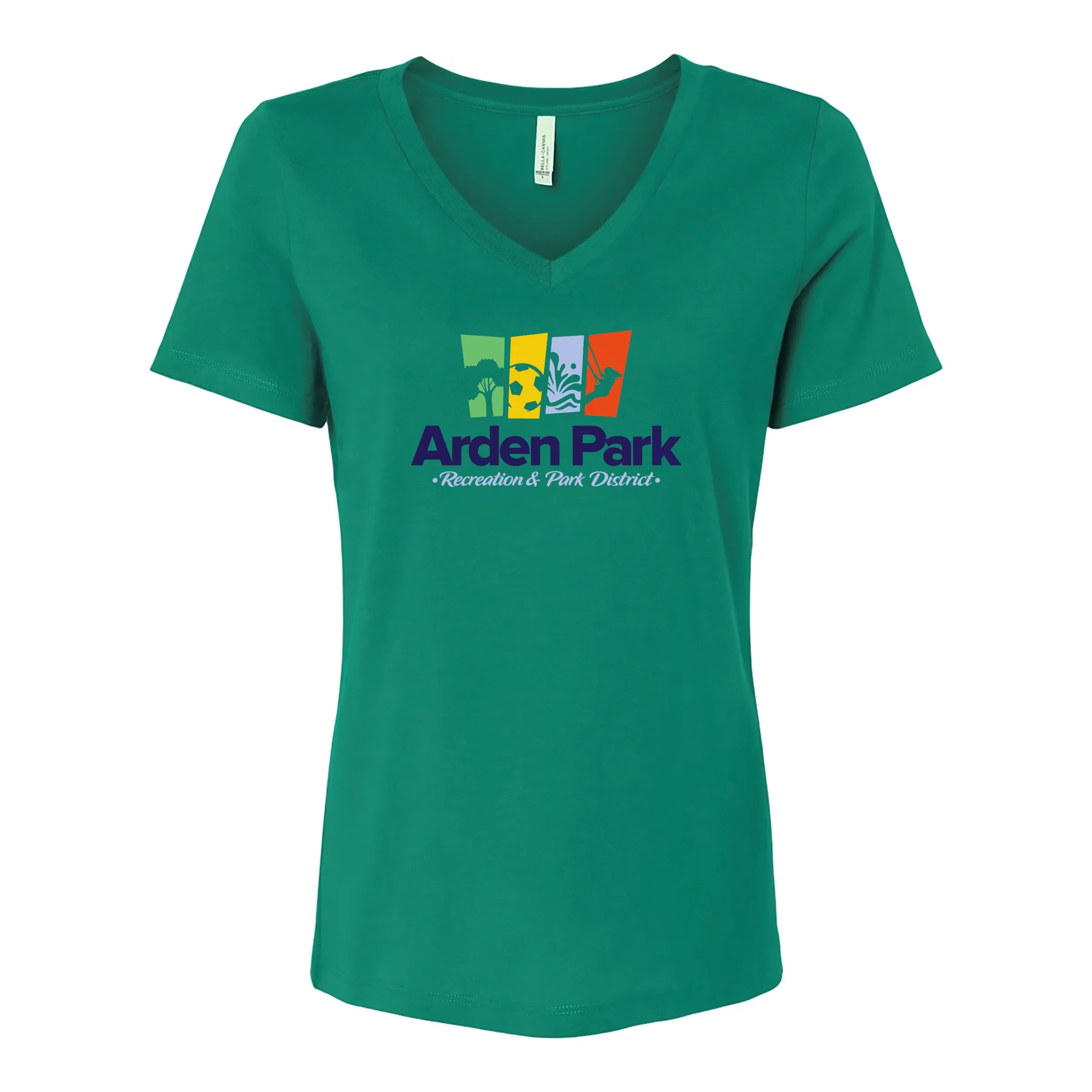 Bella+Canvas Ladies' Relaxed Jersey Short-Sleeve V-Neck 9
