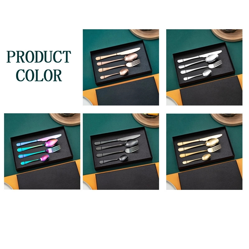 Stainless Steel Knives Forks Spoon Set With Gift Box 2