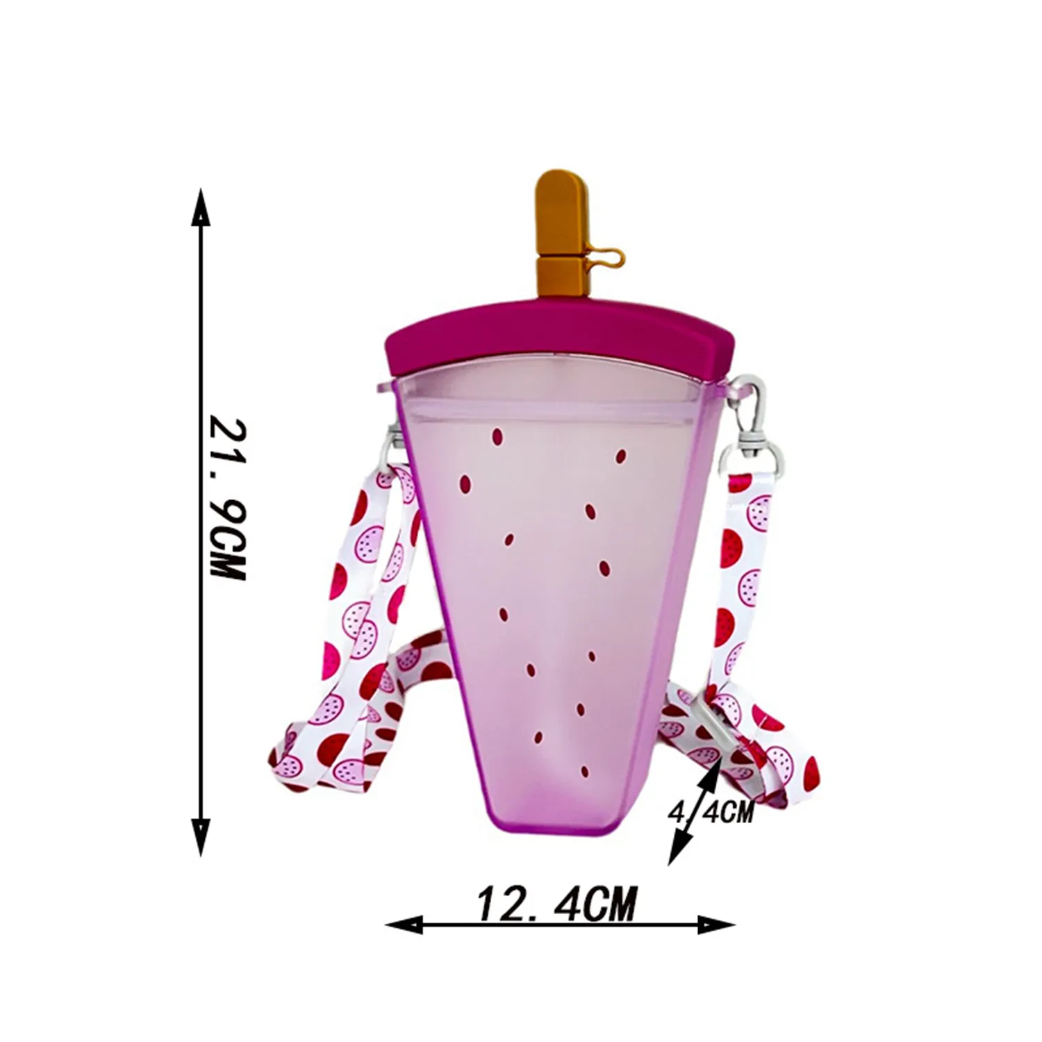 Watermelon Straw AS Plastic Water Cup 4