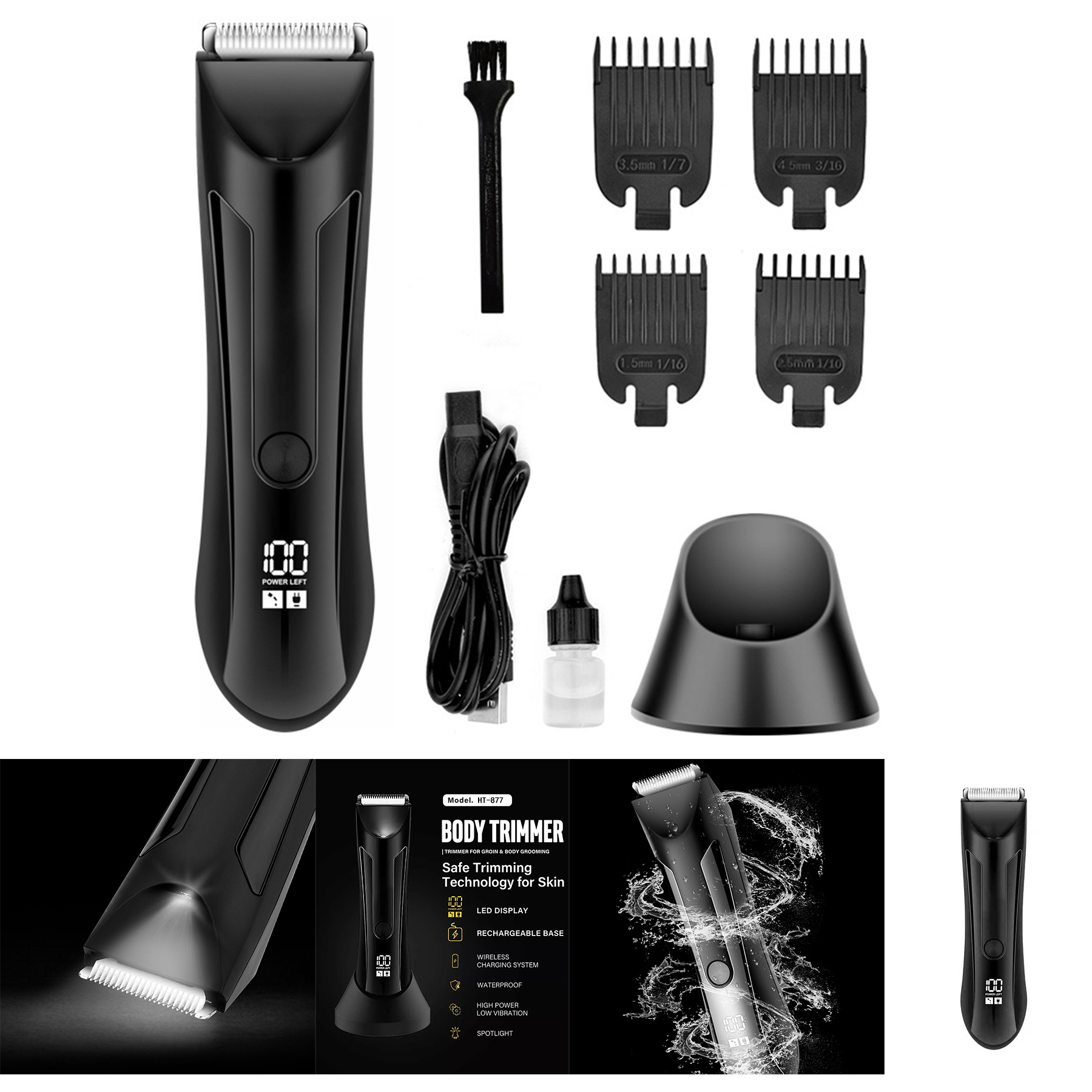 Electric Body Hair Trimmer Shaver