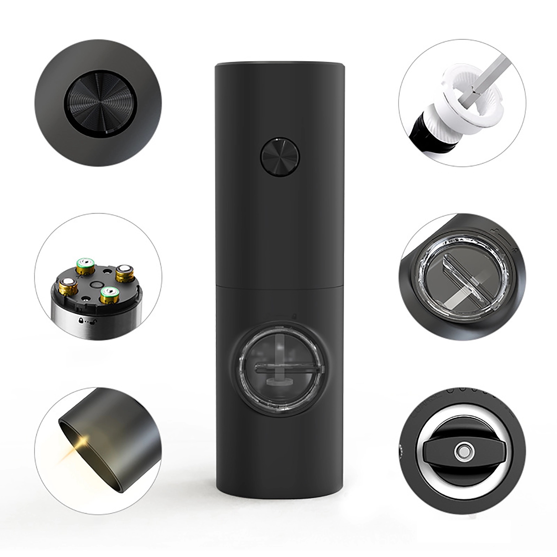 Electric Salt Or Pepper Grinder Battery Operated 3