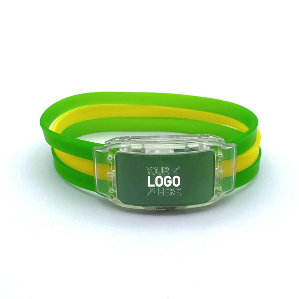 Qatar World Cup National Flag LED Silicone Wristband 3