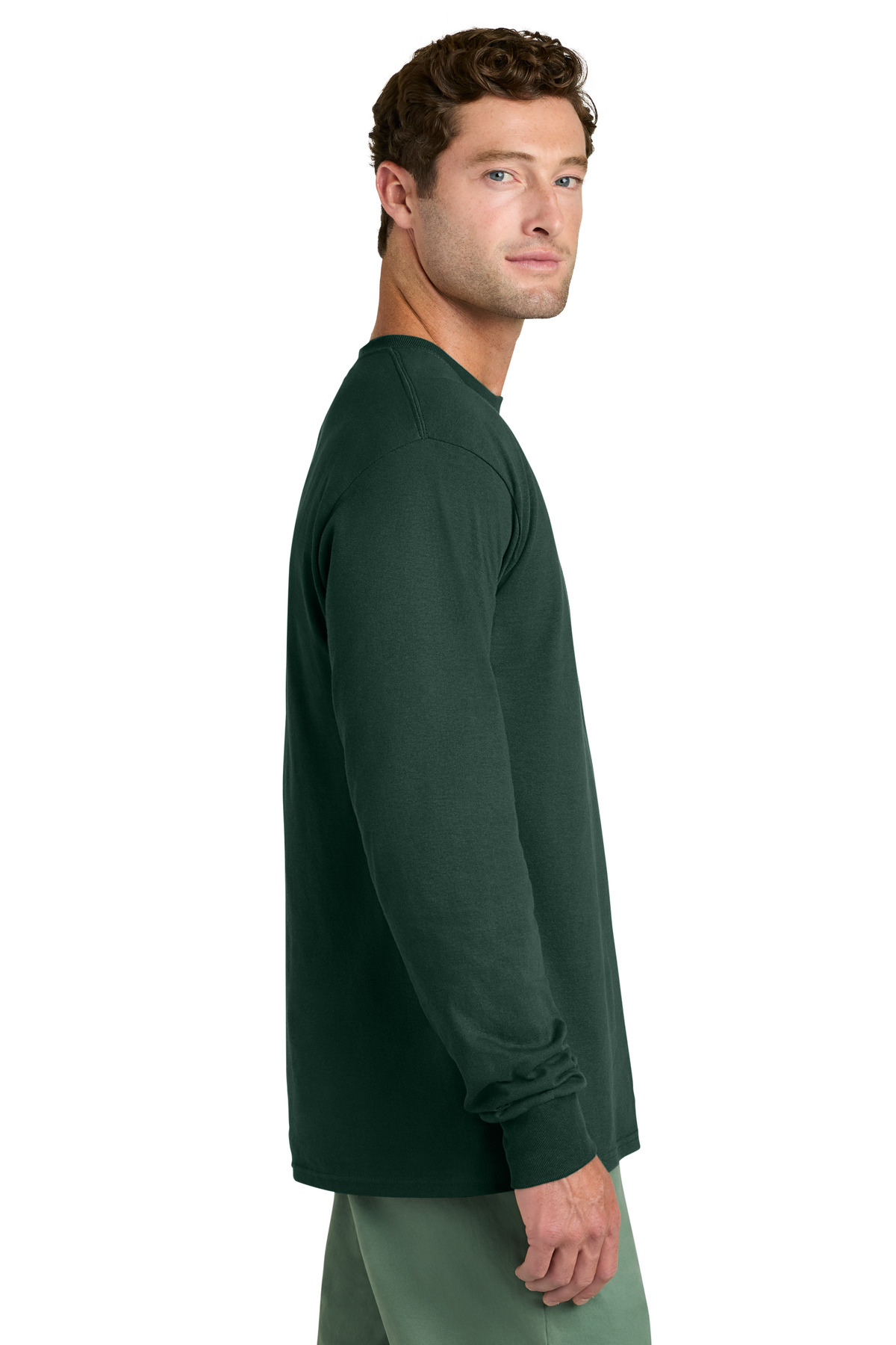 Port & Co Long Sleeve Core Cotton Tee. PC54LS 81