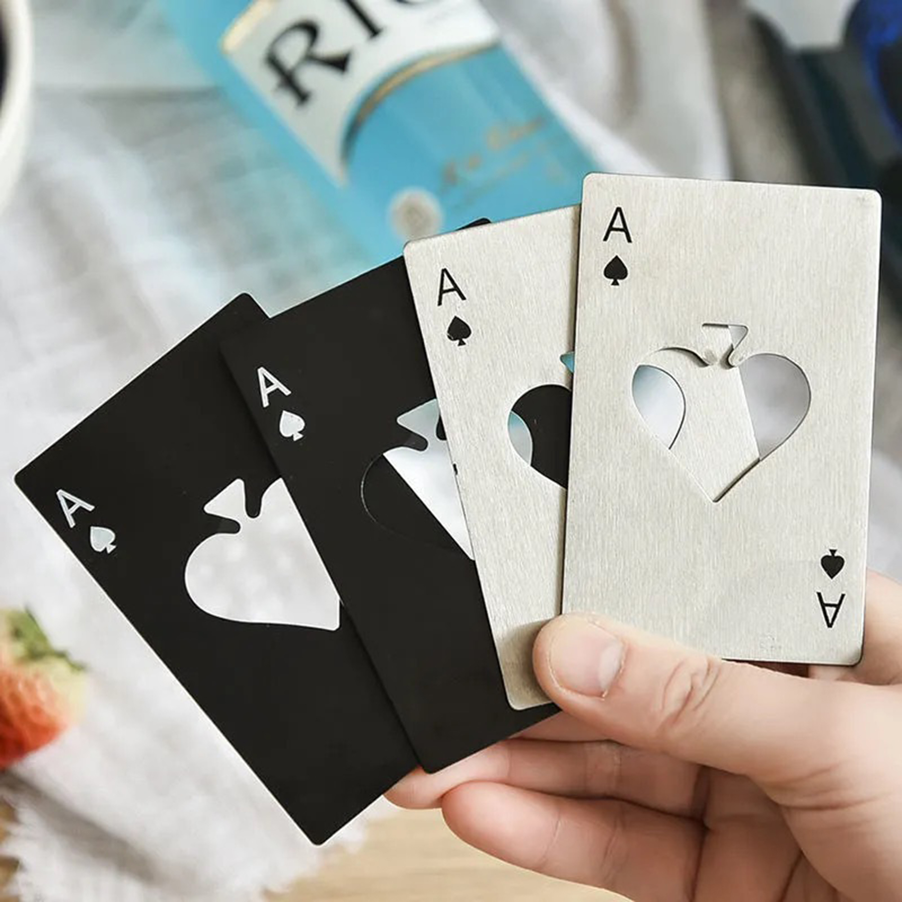 Stainless Steel Poker Bottle Opener 1