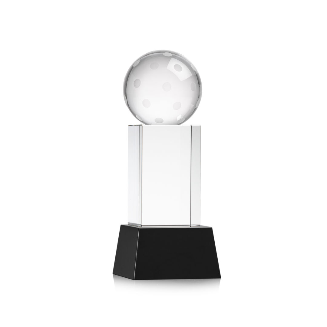 Pickleball VividPrint™ Award on Belcroft Base - Black 7