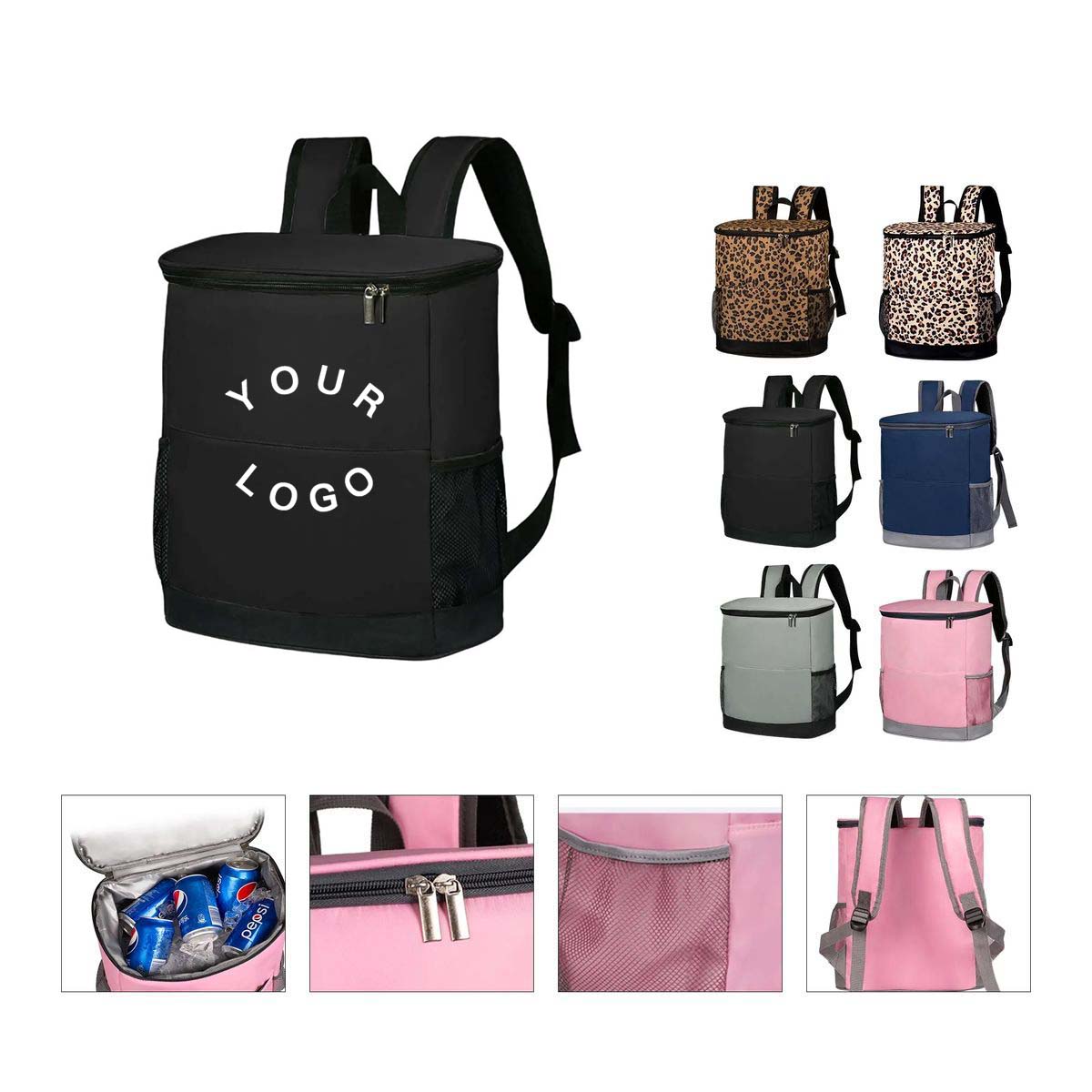 Durable Nylon Insulated Backpack Bag for Travel Storage 3
