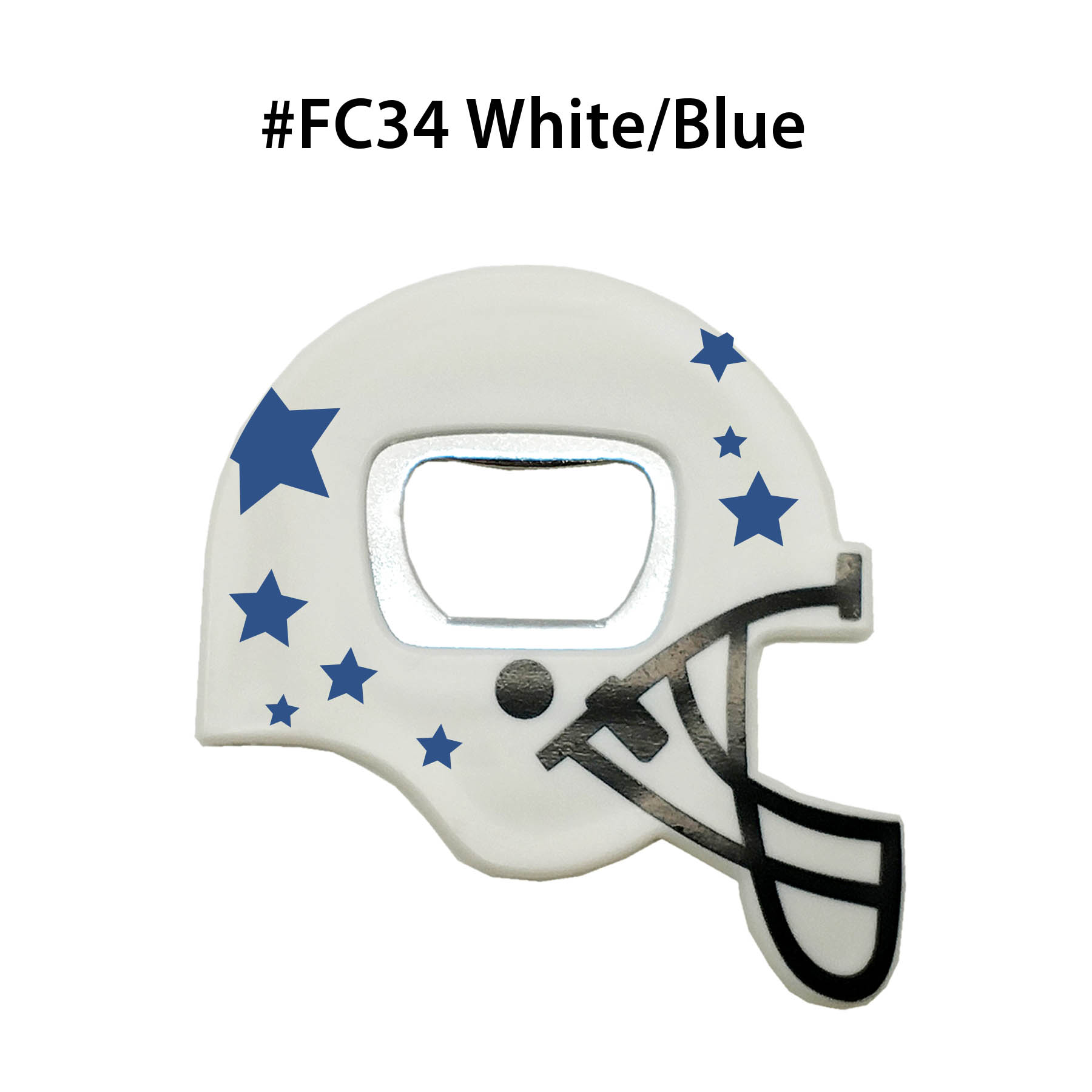 Full Color Flag Design Football Helmet Bottle Opener 9