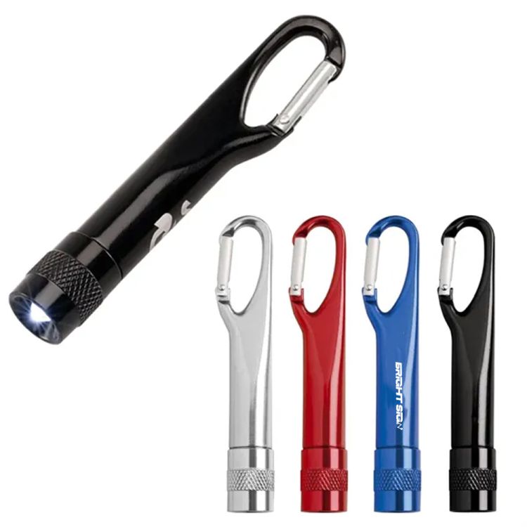 Keychain Flashlight with Carabiner 2