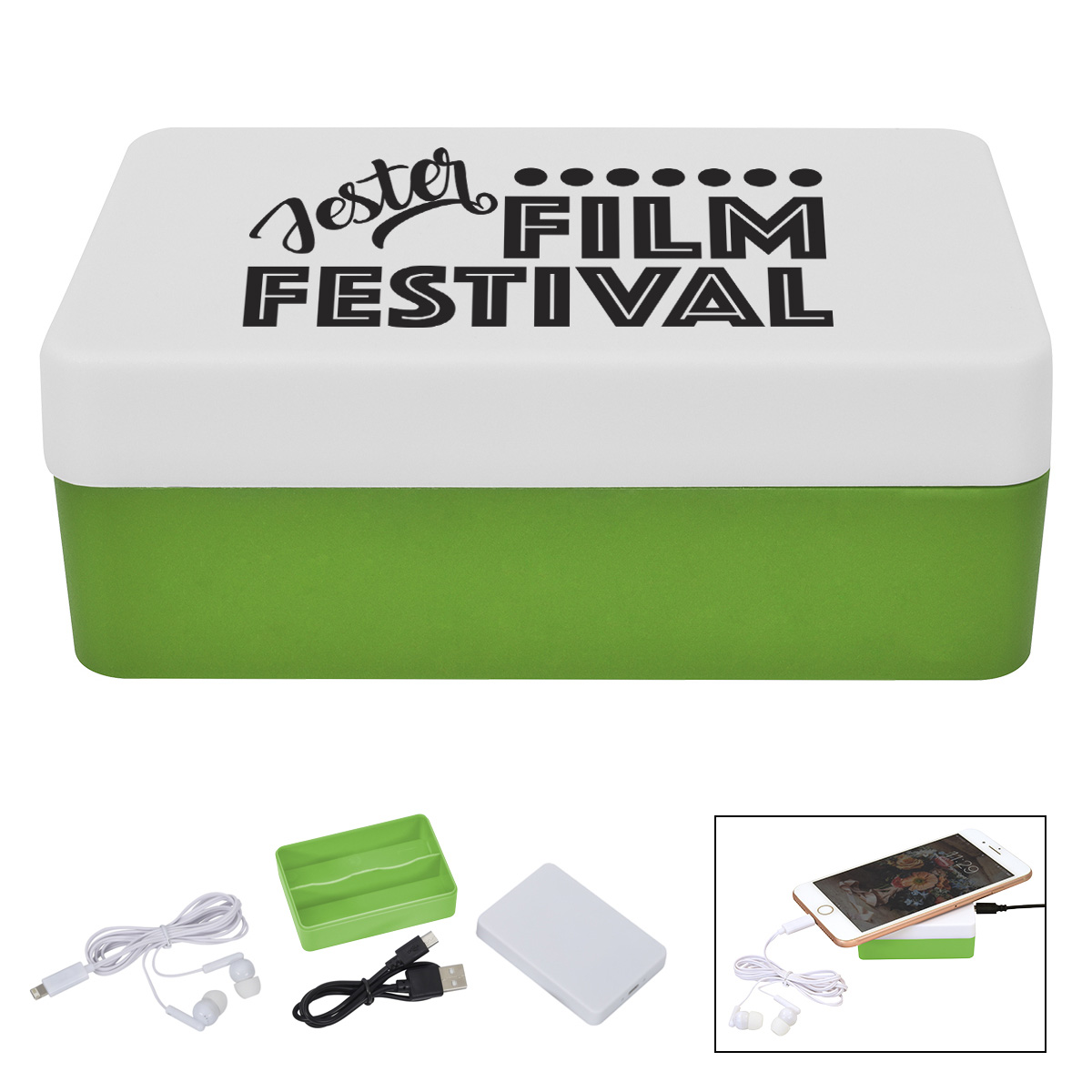 3-In-1 Stowaway Wireless Charging Kit With Earbuds 1