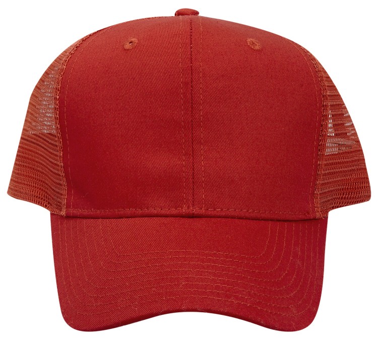 OTTO CAP® 6 Panel Mid Profile Mesh Back Trucker Hat 20