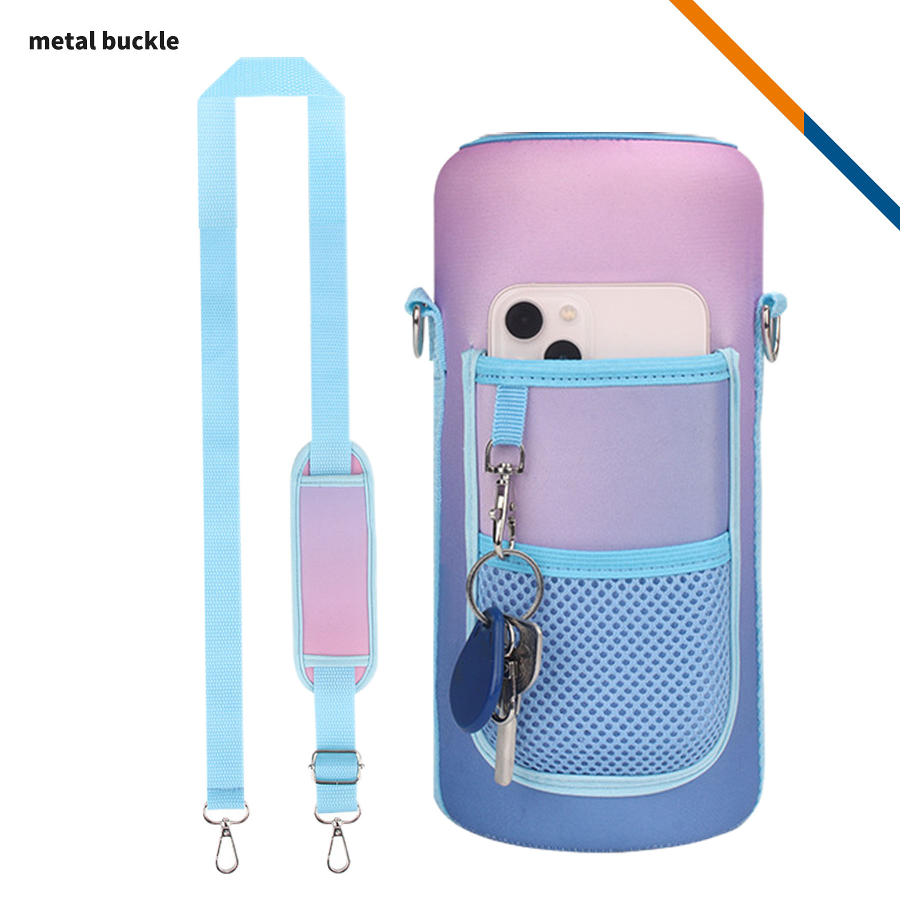 NeoSip Neoprene Water Bottle Holder 6
