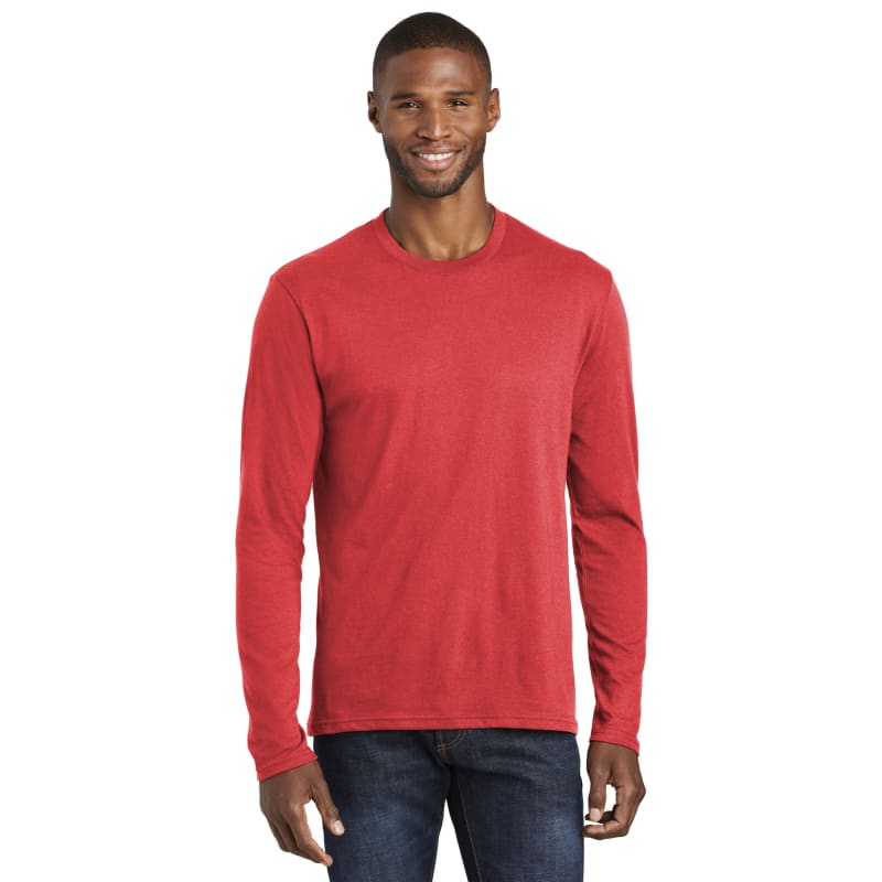 Port & Company Long Sleeve Fan Favorite Blend Tee. 46