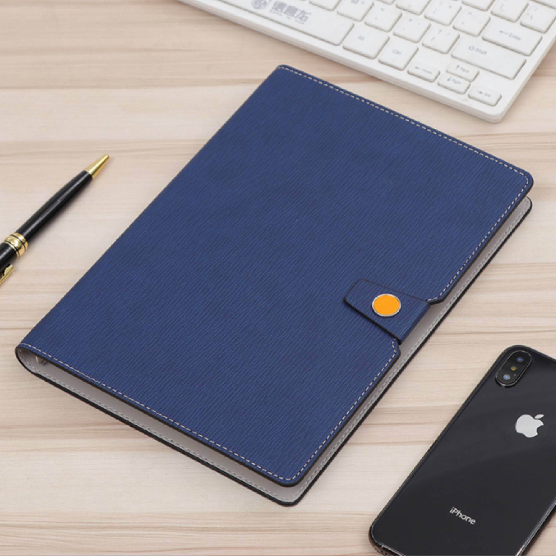 Business Set PU Leather Journal With Pen 4