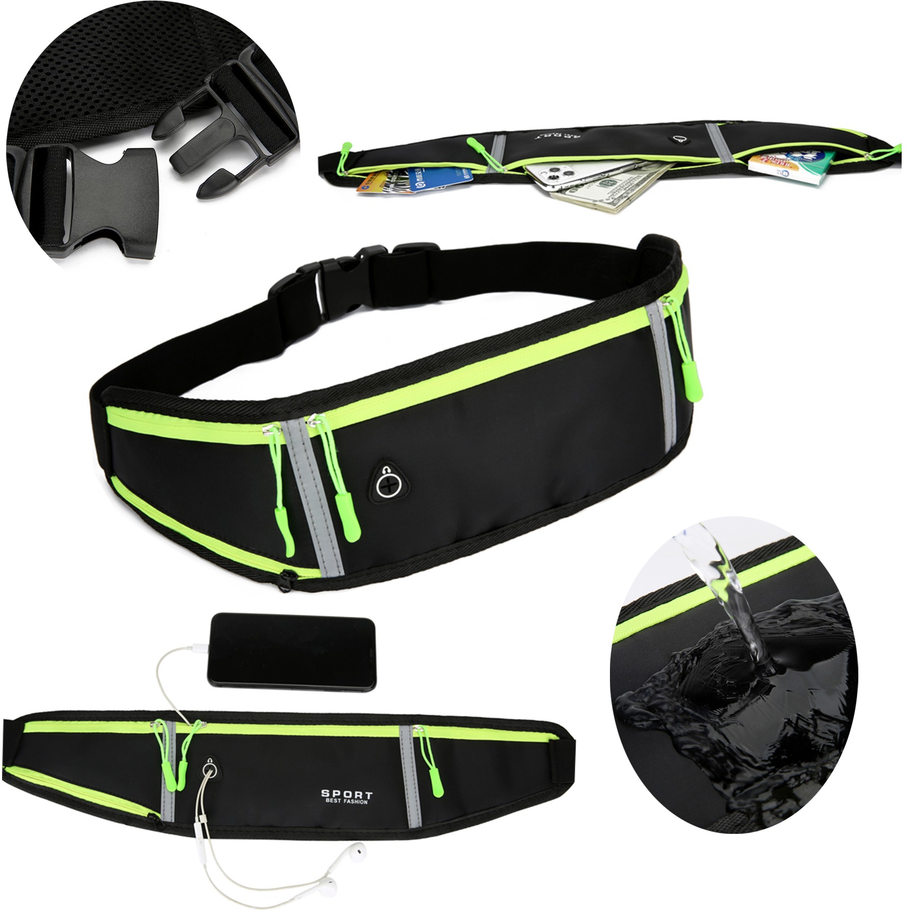 Multifunction Oxford Belt Bag 2