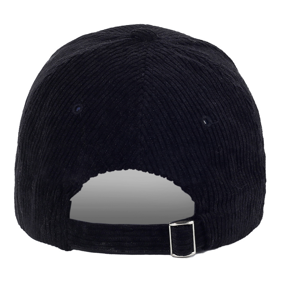 Stock Corduroy 6-Panel Structured Cap w/ Metal Buckle 61