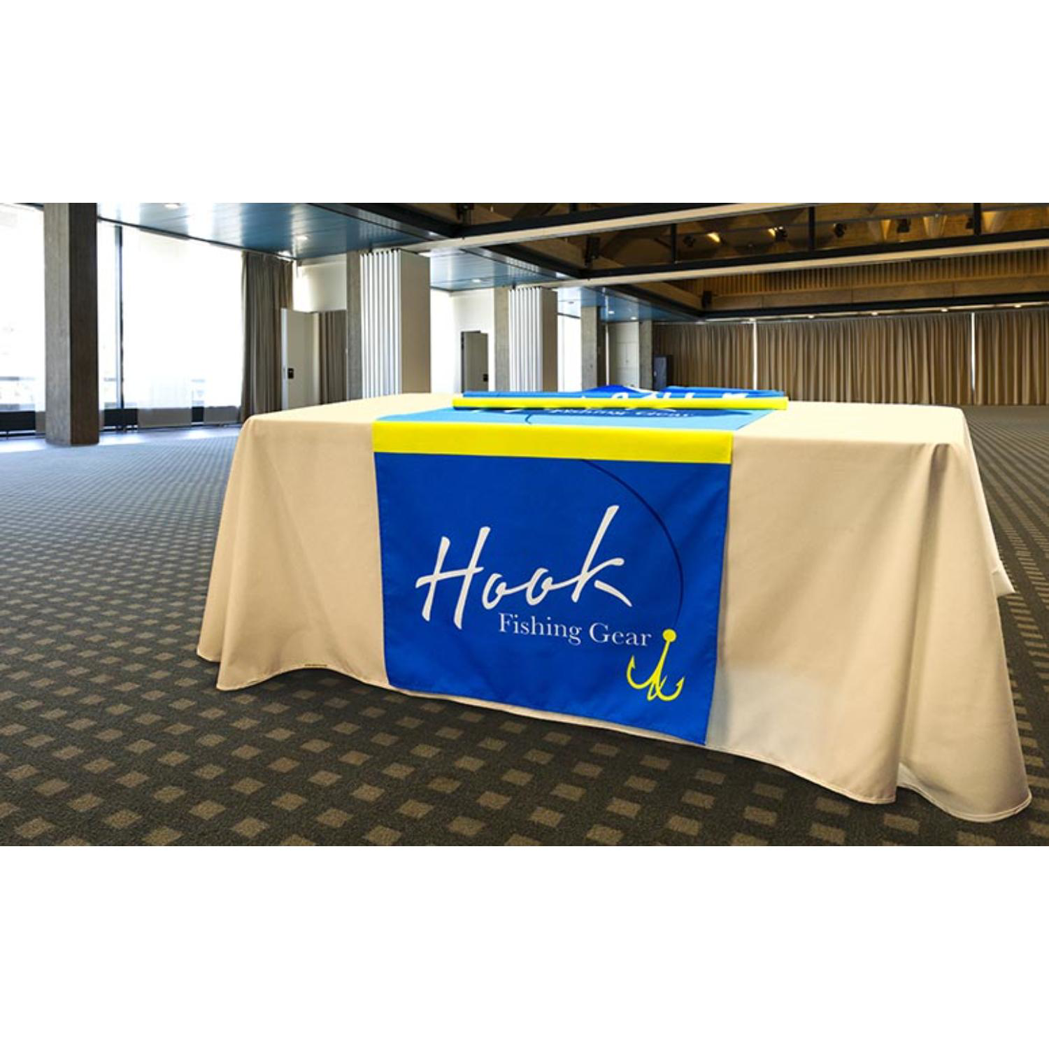 Custom 36"Wide Dye Sublimated Satin Table Runner 2