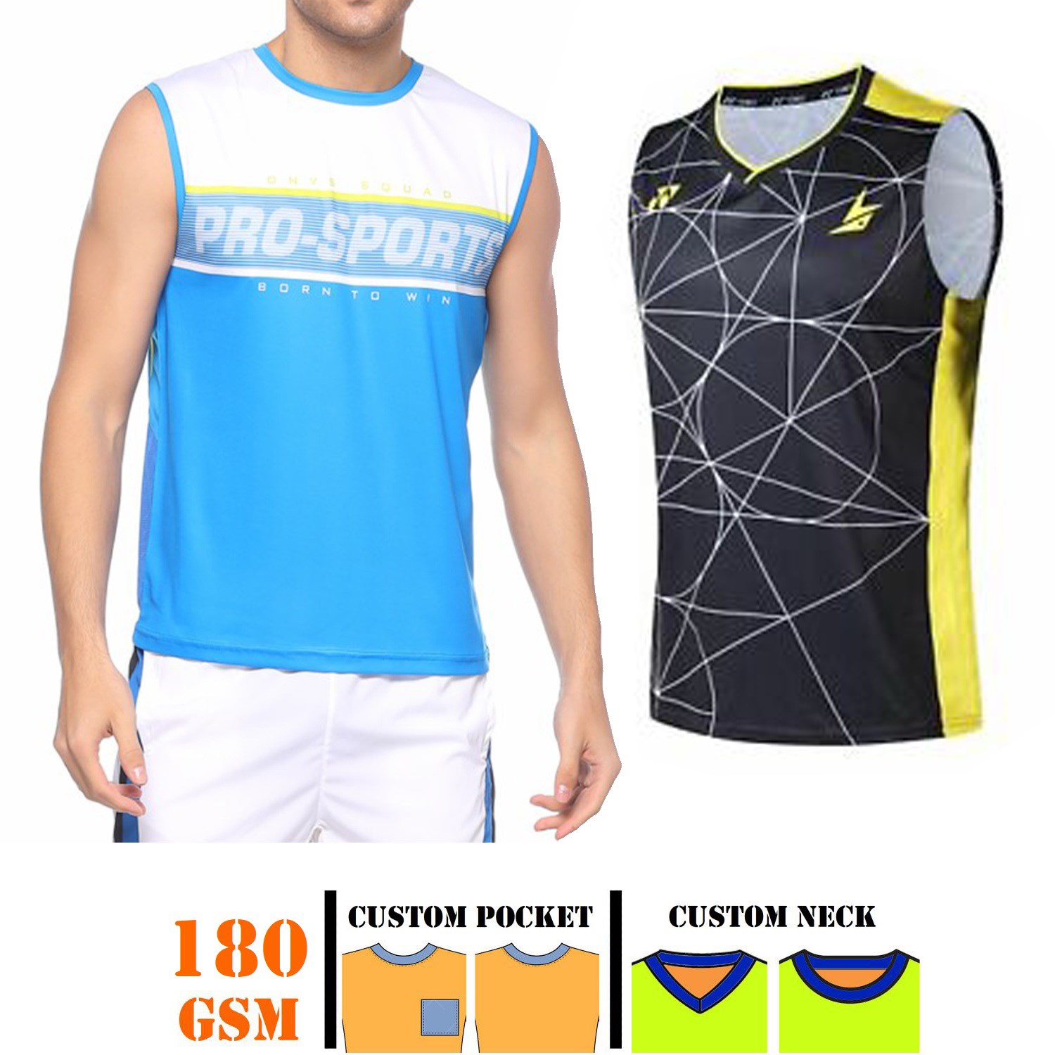 Unisex 180 GSM Poly Cotton Feel Sublimation Soft Tank Top 3