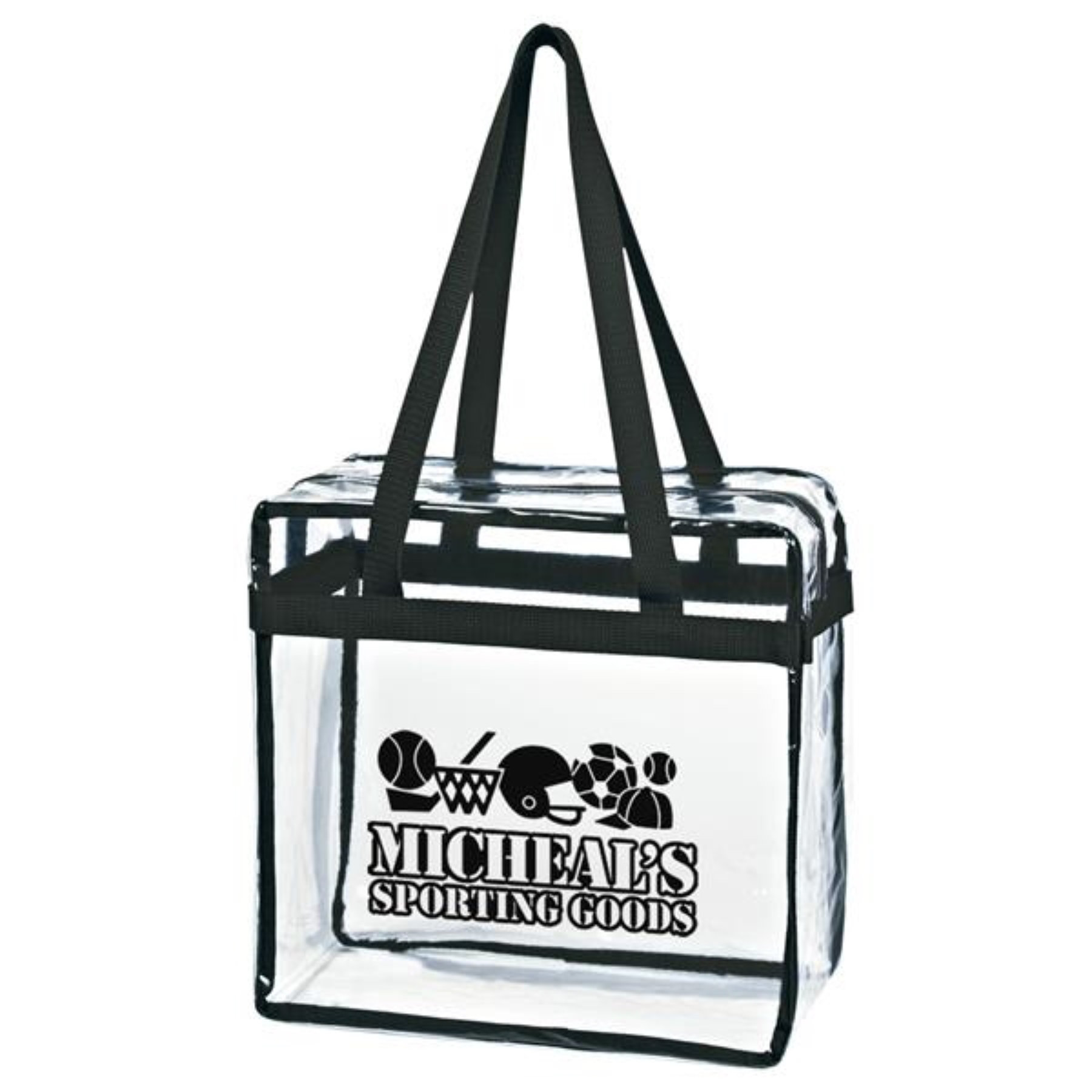 Clear Tote Bag With Zipper 7