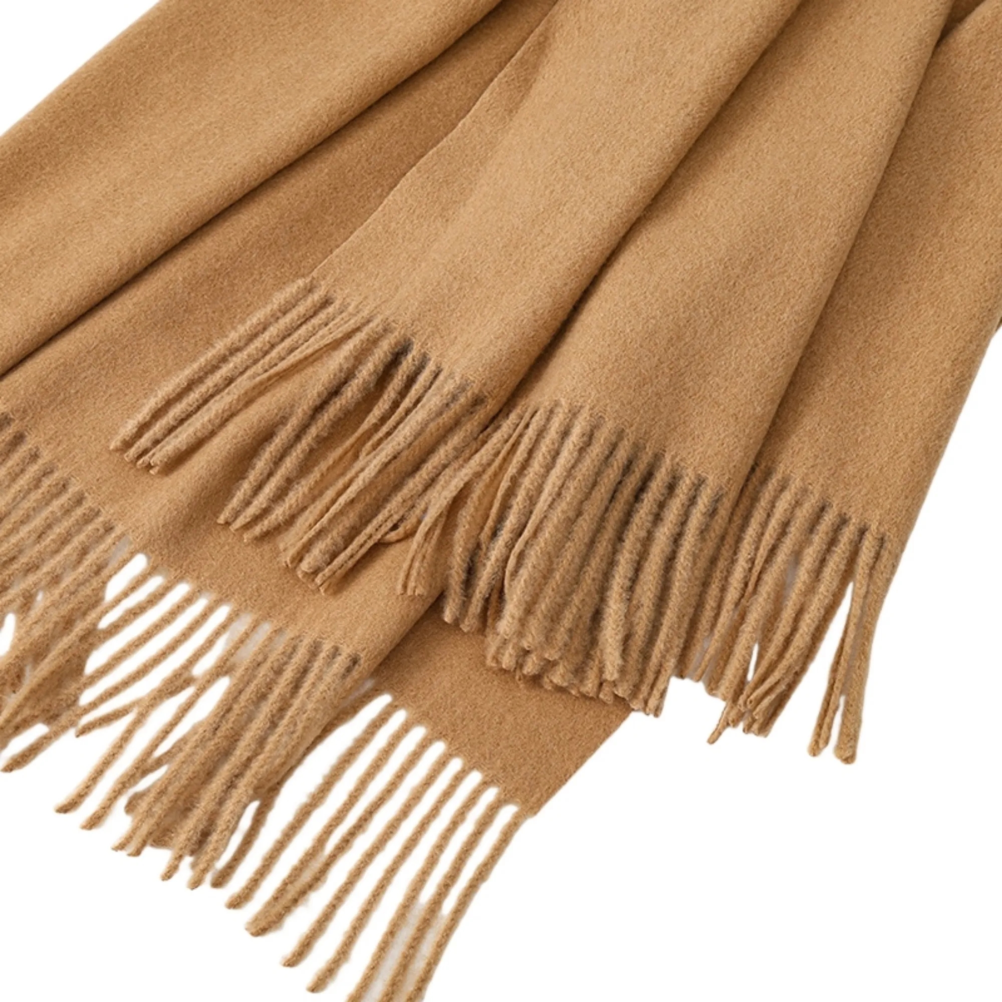 Warm Soft Wool Solid Knit Scarf Winter Scarf 6