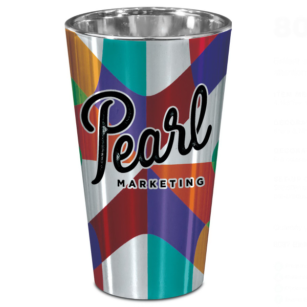 16 Oz. Elektra Pub Glass