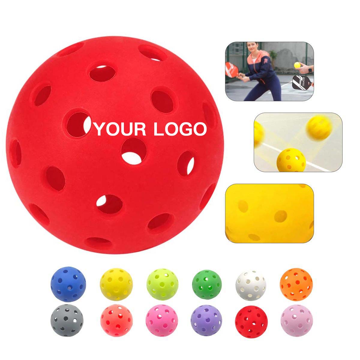 Durable 40 Hole Pickleball for Recreational or Pro Use 1