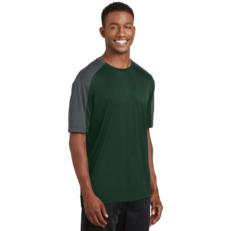 Sport-Tek PosiCharge Competitor Sleeve-Blocked Tee. 24