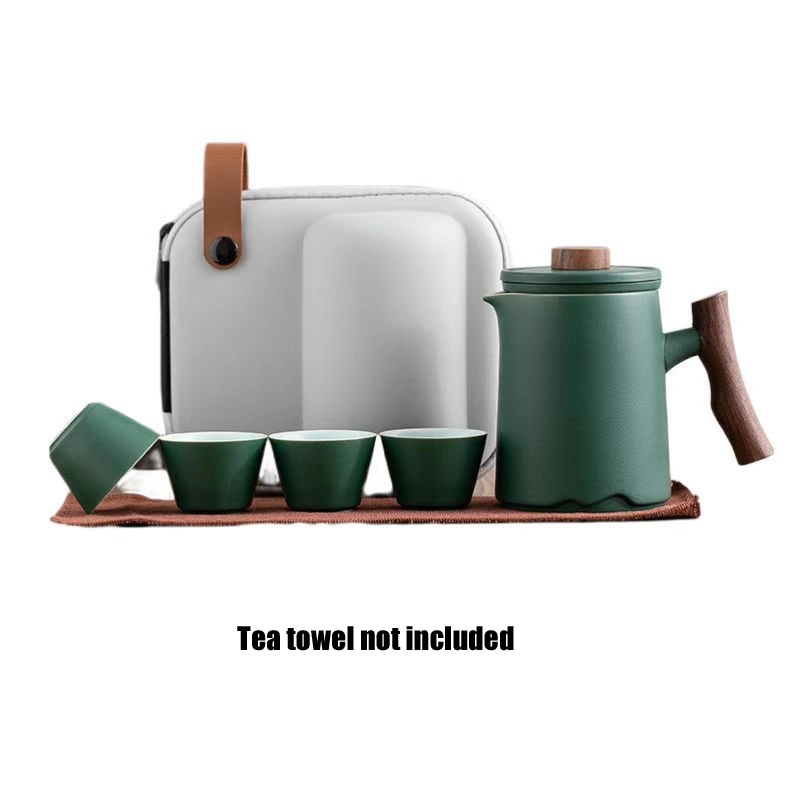 Custom Travel Tea Set With Handbag 3