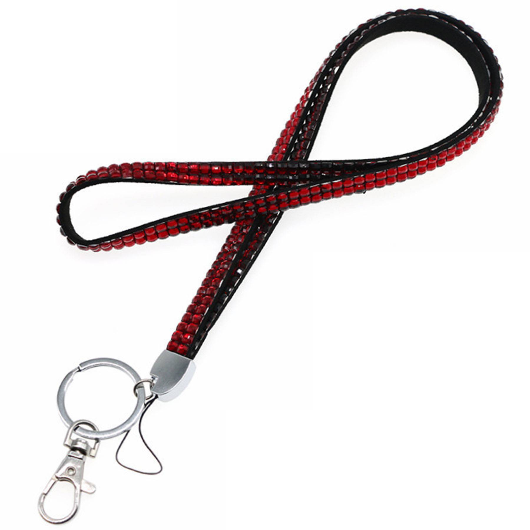 Rhinestone diamond with phone lanyard 11
