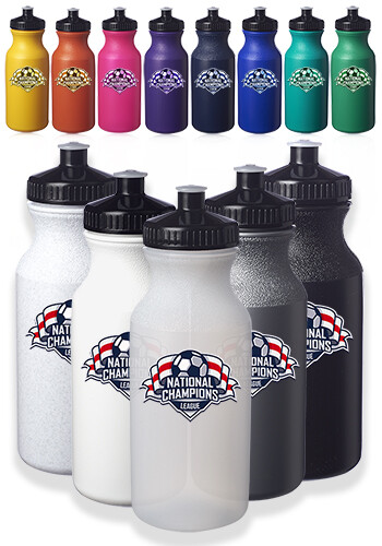 20 oz. Water Bottles with Push Cap