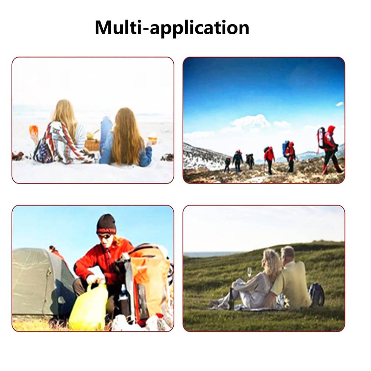 Portable Foldable Picnic Moisture Proof Beach Mat 3