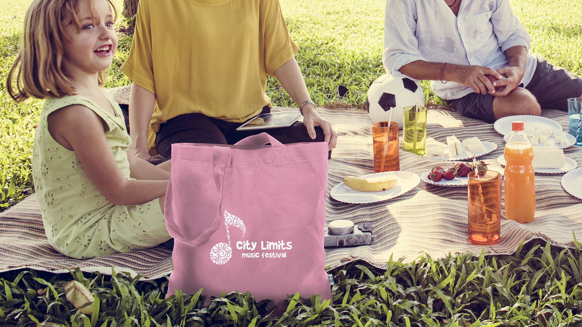 Colored Economy Tote