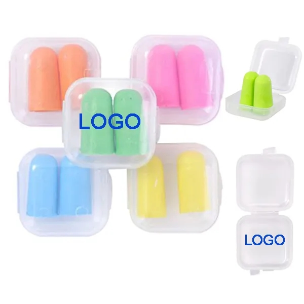 Promo Earplugs in Square Case 1