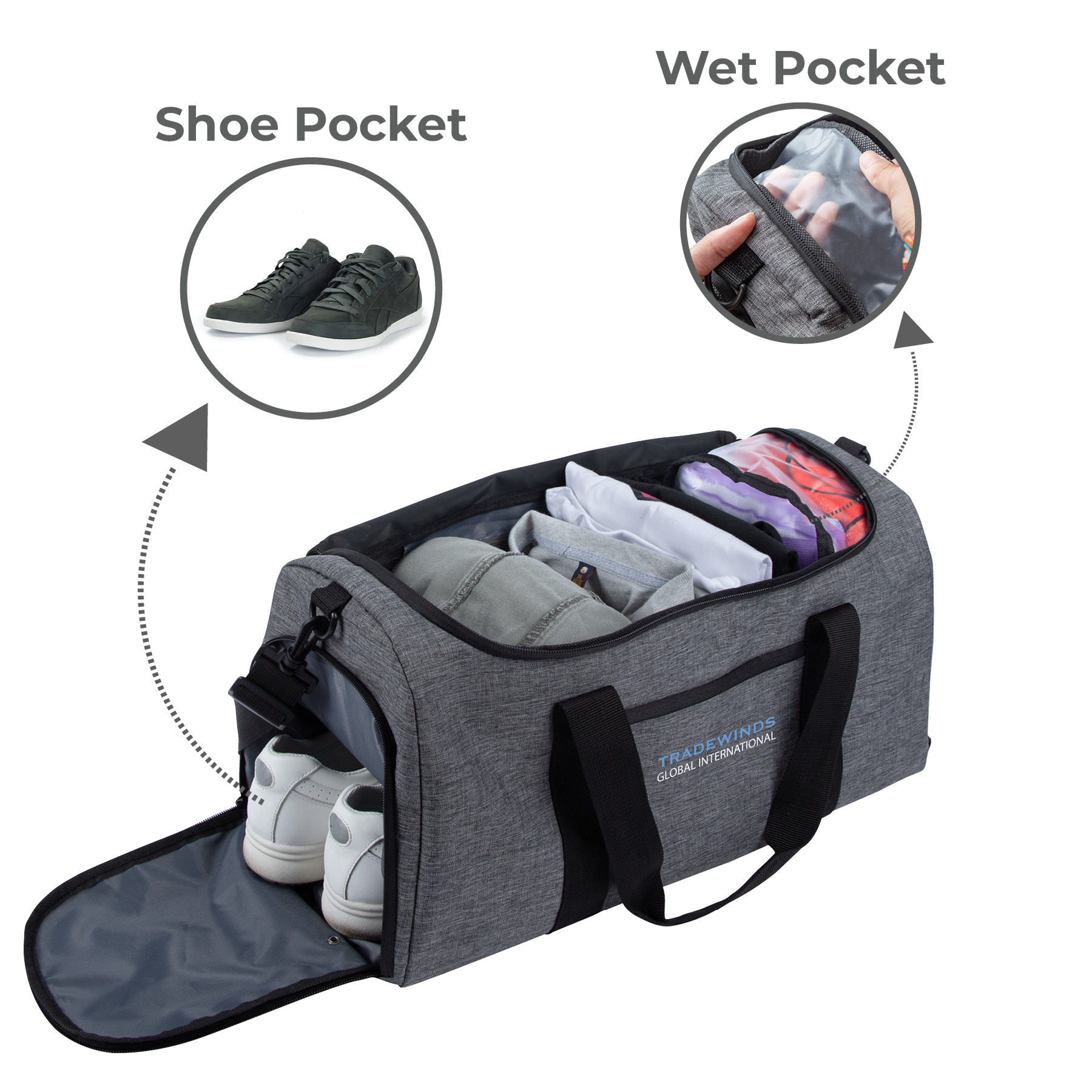 Rochester Recycled (RPET) Travel Duffel 22