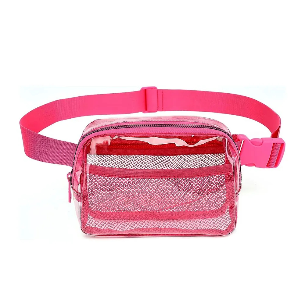Clear PVC Crossbody Belt Waist Bag 3