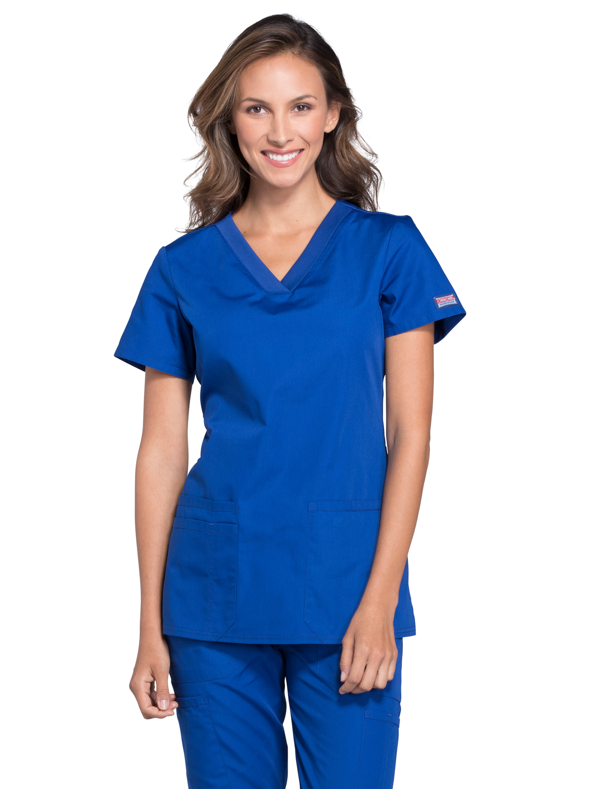 Cherokee - Workwear Originals - Women's 2-Pocket V-Neck Top 24