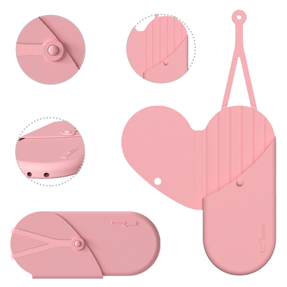 Heat Resistant Silicone Mat Pouch for Curling Irons 3