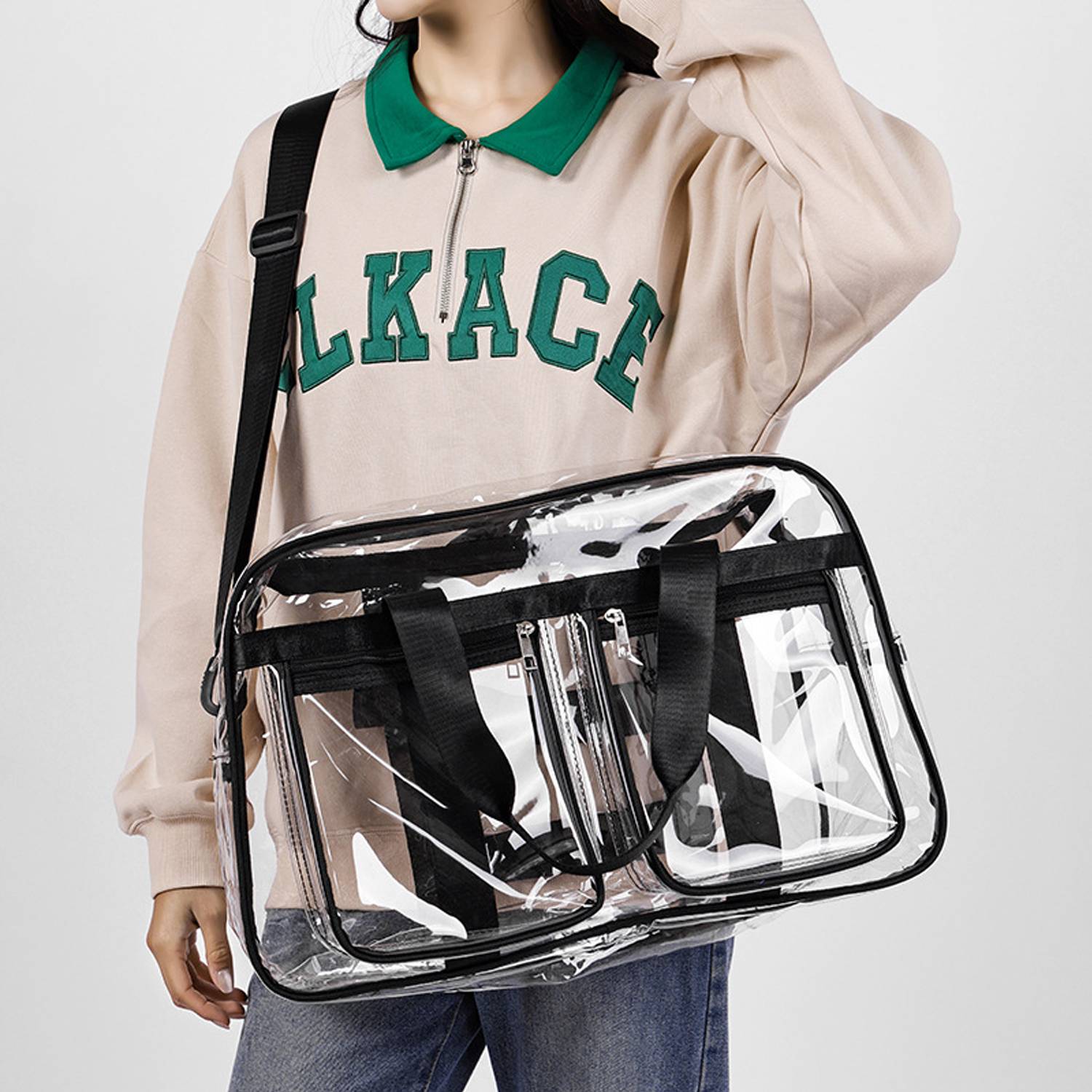 Elegant Unisex Jelly Messenger Bag - Stylish & Versatile 3
