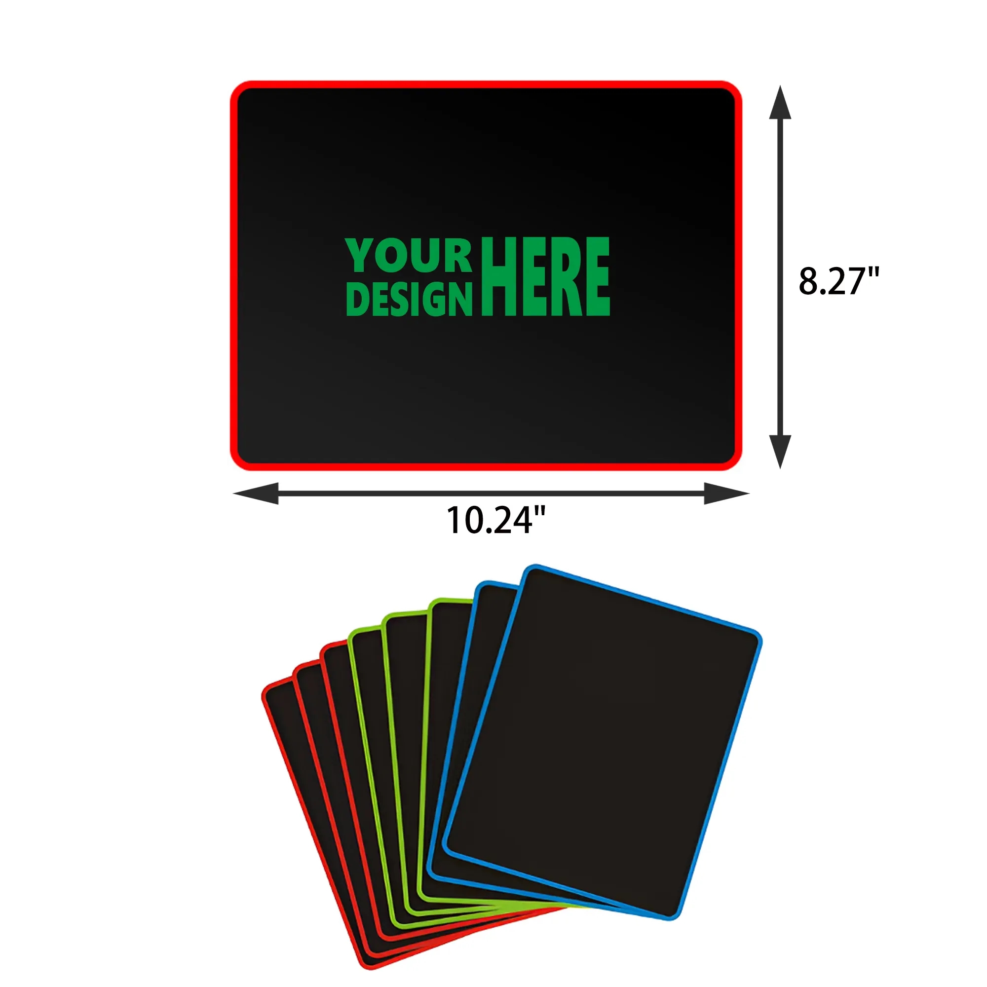 MOQ 50 PCS Non Slip Rubber Mouse Pad 1